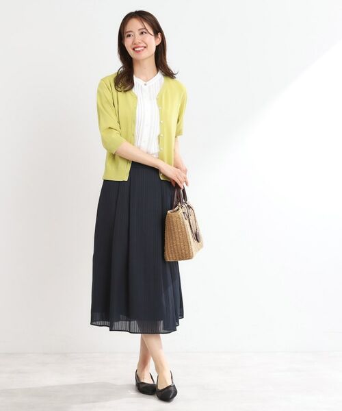 Reflect / リフレクト カーディガン・ボレロ | 【WEB先行カラーあり／手洗い可】六分袖カーディガン | 詳細13