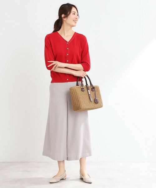 Reflect / リフレクト カーディガン・ボレロ | 【WEB先行カラーあり／手洗い可】六分袖カーディガン | 詳細16