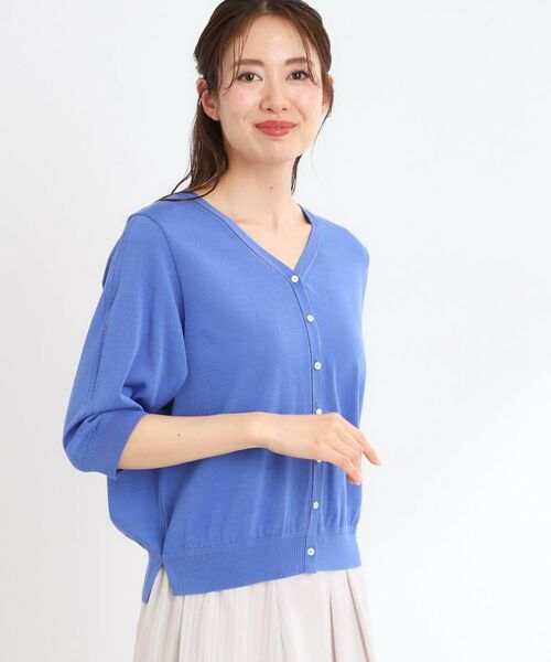Reflect / リフレクト カーディガン・ボレロ | 【WEB先行カラーあり／手洗い可】六分袖カーディガン | 詳細19