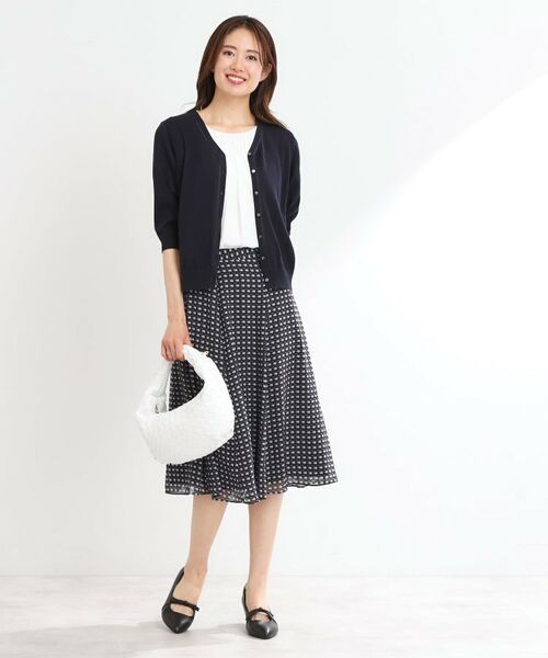 Reflect / リフレクト カーディガン・ボレロ | 【WEB先行カラーあり／手洗い可】六分袖カーディガン | 詳細24