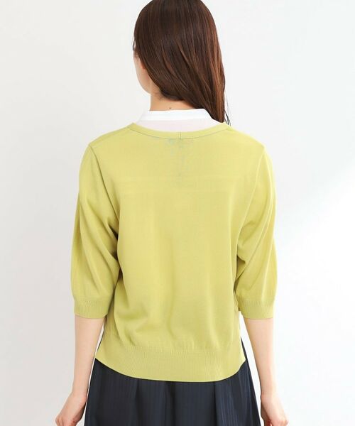 Reflect / リフレクト カーディガン・ボレロ | 【WEB先行カラーあり／手洗い可】六分袖カーディガン | 詳細30