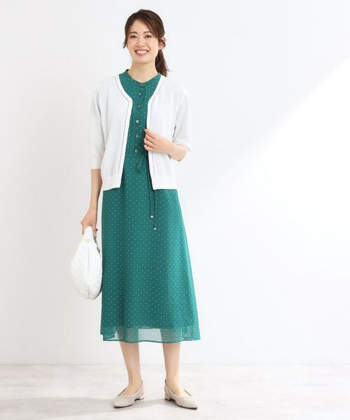 Reflect / リフレクト カーディガン・ボレロ | 【WEB先行カラーあり／手洗い可】六分袖カーディガン | 詳細4