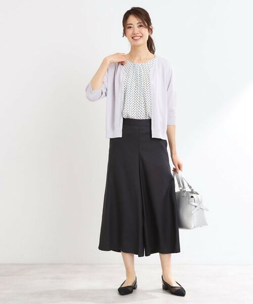 Reflect / リフレクト カーディガン・ボレロ | 【WEB先行カラーあり／手洗い可】六分袖カーディガン | 詳細9