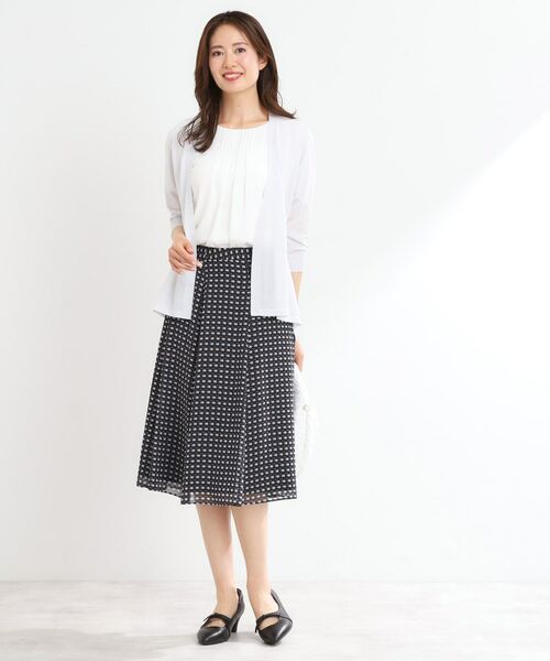 Reflect / リフレクト カーディガン・ボレロ | 【WEB先行カラーあり／手洗い可】涼しげスリットカーディガン | 詳細14