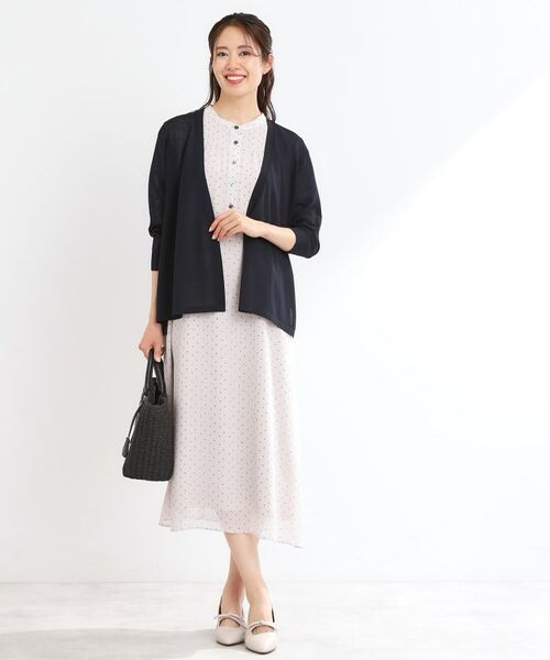 Reflect / リフレクト カーディガン・ボレロ | 【WEB先行カラーあり／手洗い可】涼しげスリットカーディガン | 詳細17
