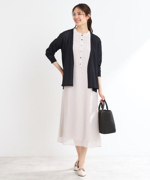Reflect / リフレクト カーディガン・ボレロ | 【WEB先行カラーあり／手洗い可】涼しげスリットカーディガン | 詳細18