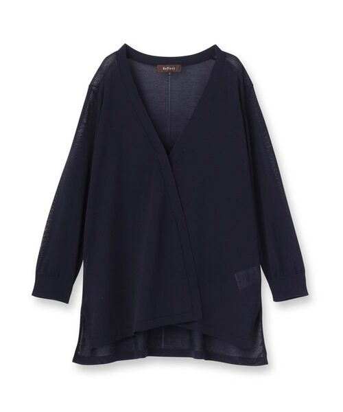 Reflect / リフレクト カーディガン・ボレロ | 【WEB先行カラーあり／手洗い可】涼しげスリットカーディガン | 詳細20