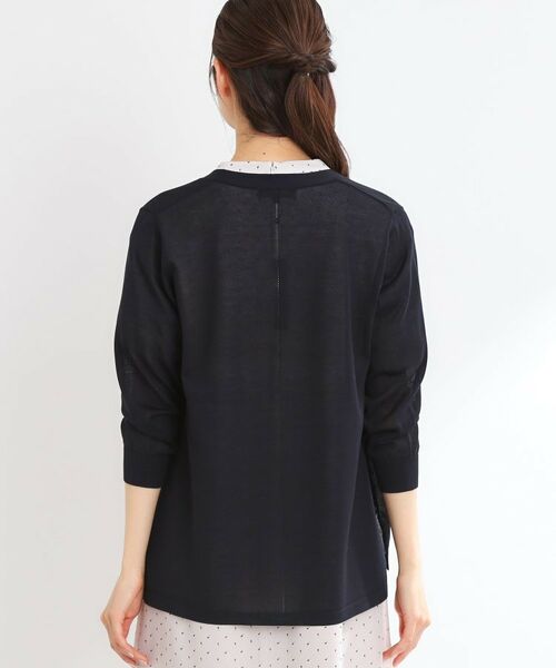 Reflect / リフレクト カーディガン・ボレロ | 【WEB先行カラーあり／手洗い可】涼しげスリットカーディガン | 詳細23