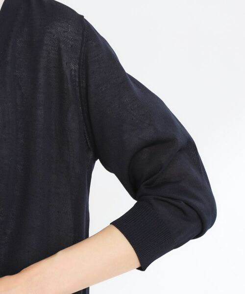 Reflect / リフレクト カーディガン・ボレロ | 【WEB先行カラーあり／手洗い可】涼しげスリットカーディガン | 詳細25