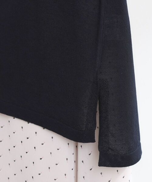 Reflect / リフレクト カーディガン・ボレロ | 【WEB先行カラーあり／手洗い可】涼しげスリットカーディガン | 詳細26