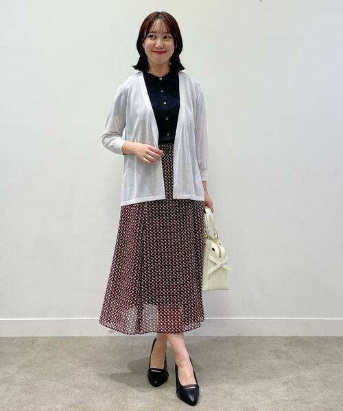 Reflect / リフレクト カーディガン・ボレロ | 【WEB先行カラーあり／手洗い可】涼しげスリットカーディガン | 詳細3