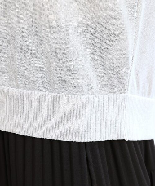 Reflect / リフレクト カーディガン・ボレロ | 【手洗い可】ジップアップニットカーディガン | 詳細19
