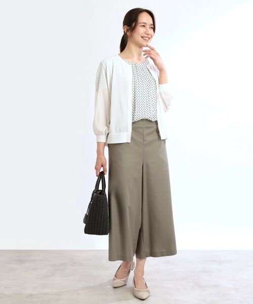 Reflect / リフレクト カーディガン・ボレロ | 【手洗い可】ジップアップニットカーディガン | 詳細2