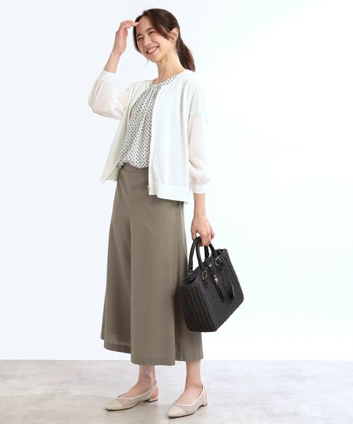 Reflect / リフレクト カーディガン・ボレロ | 【手洗い可】ジップアップニットカーディガン | 詳細3