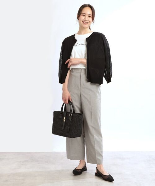 Reflect / リフレクト カーディガン・ボレロ | 【手洗い可】ジップアップニットカーディガン | 詳細7