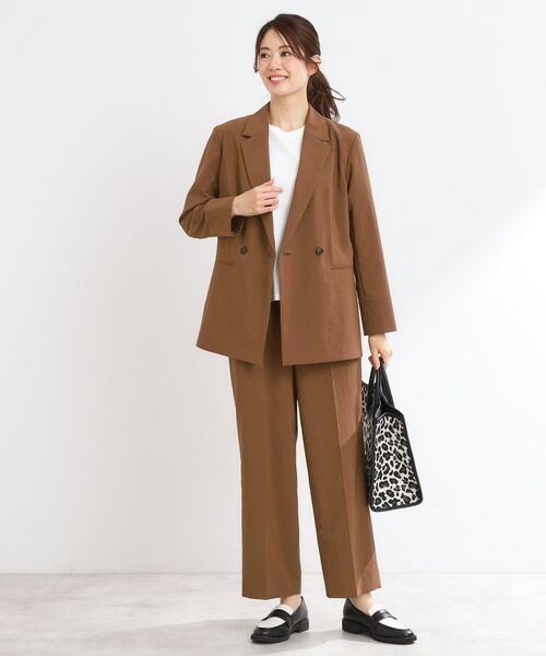 Reflect / リフレクト テーラードジャケット | 【マシンウォッシュ可/セットアップ可/通勤におすすめ】ドライタッチダブルジャケット | 詳細16