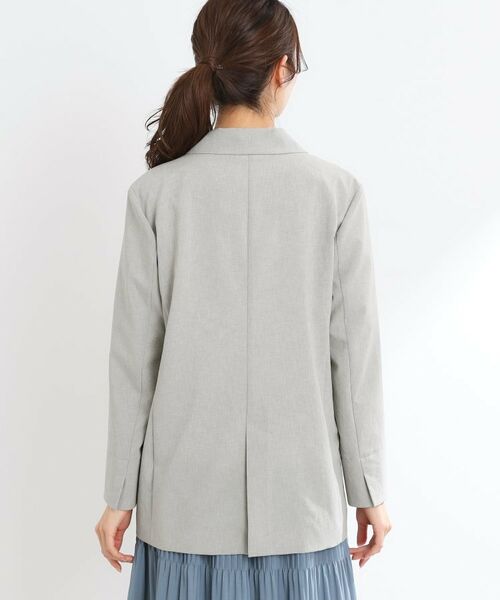 Reflect / リフレクト テーラードジャケット | 【マシンウォッシュ可/セットアップ可/通勤におすすめ】ドライタッチダブルジャケット | 詳細22