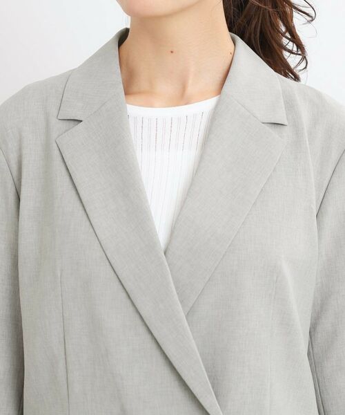 Reflect / リフレクト テーラードジャケット | 【マシンウォッシュ可/セットアップ可/通勤におすすめ】ドライタッチダブルジャケット | 詳細23
