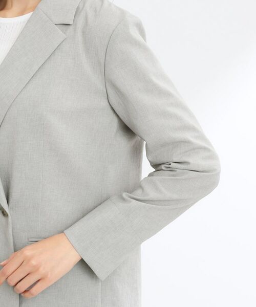 Reflect / リフレクト テーラードジャケット | 【マシンウォッシュ可/セットアップ可/通勤におすすめ】ドライタッチダブルジャケット | 詳細24