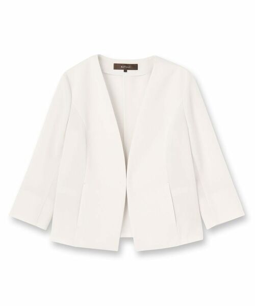 Reflect / リフレクト ノーカラージャケット | 【接触冷感/洗える/吸水速乾/夏のオケージョンに/セットアップ可】ノーカラージャケット | 詳細13