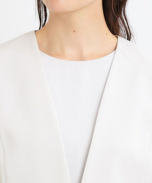 Reflect / リフレクト ノーカラージャケット | 【接触冷感/洗える/吸水速乾/夏のオケージョンに/セットアップ可】ノーカラージャケット | 詳細17