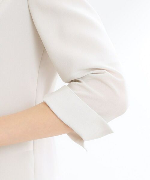 Reflect / リフレクト ノーカラージャケット | 【接触冷感/洗える/吸水速乾/夏のオケージョンに/セットアップ可】ノーカラージャケット | 詳細19