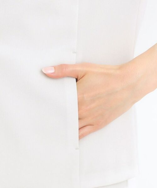 Reflect / リフレクト ノーカラージャケット | 【接触冷感/洗える/吸水速乾/夏のオケージョンに/セットアップ可】ノーカラージャケット | 詳細20