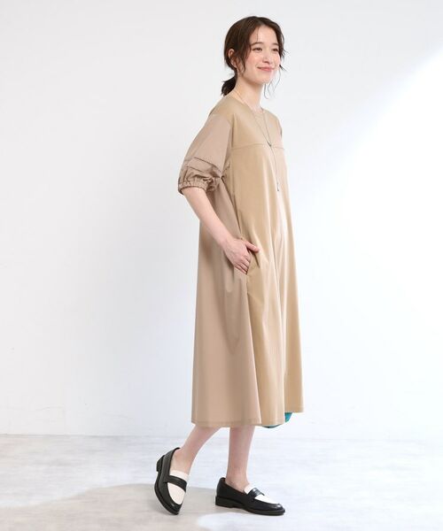 Reflect / リフレクト ミニ丈・ひざ丈ワンピース | 【夏SALE／E‐QUALITY／手洗い可】リラクシーワンピース | 詳細10