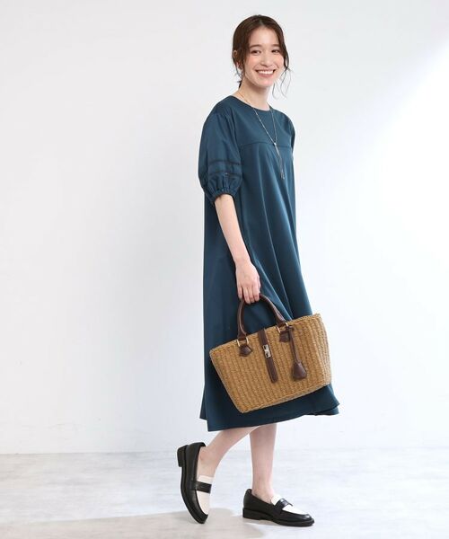 Reflect / リフレクト ミニ丈・ひざ丈ワンピース | 【夏SALE／E‐QUALITY／手洗い可】リラクシーワンピース | 詳細3