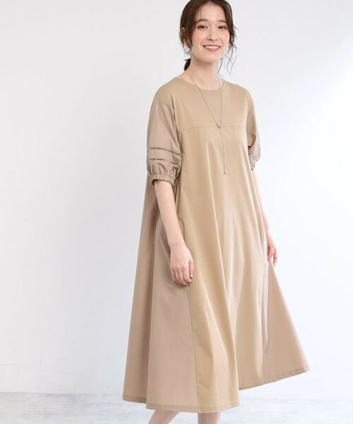 Reflect / リフレクト ミニ丈・ひざ丈ワンピース | 【夏SALE／E‐QUALITY／手洗い可】リラクシーワンピース | 詳細9