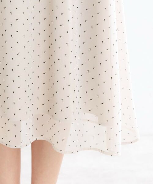 Reflect / リフレクト ミニ丈・ひざ丈ワンピース | 【夏SALE／WEB先行カラーあり／リボン取り外し可／マシンウォッシュ可】コツキ柄プリントワンピース | 詳細22