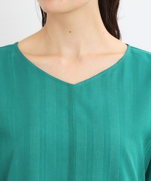 Reflect / リフレクト ロング・マキシ丈ワンピース | 【夏SALE/一枚で決まる◎/手洗い可】シアーストライプソフトAラインワンピース | 詳細21