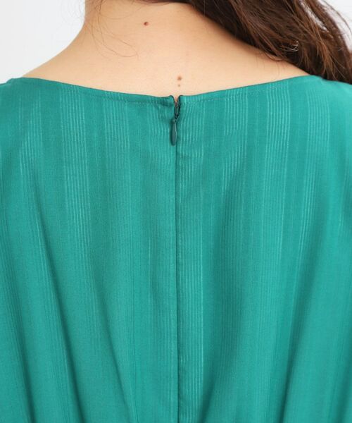 Reflect / リフレクト ロング・マキシ丈ワンピース | 【夏SALE/一枚で決まる◎/手洗い可】シアーストライプソフトAラインワンピース | 詳細22