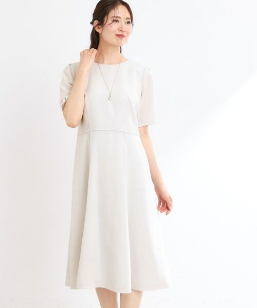 Reflect / リフレクト ミニ丈・ひざ丈ワンピース | 【洗える／オケージョンに／セットアップ可】ベーシックワンピース | 詳細2