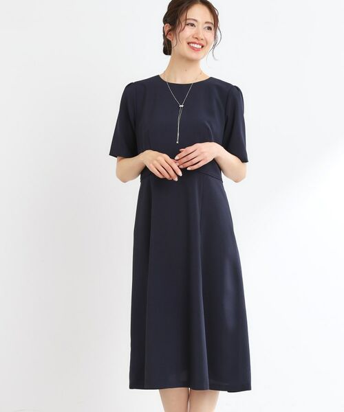 Reflect / リフレクト ミニ丈・ひざ丈ワンピース | 【洗える／オケージョンに／セットアップ可】ベーシックワンピース | 詳細6