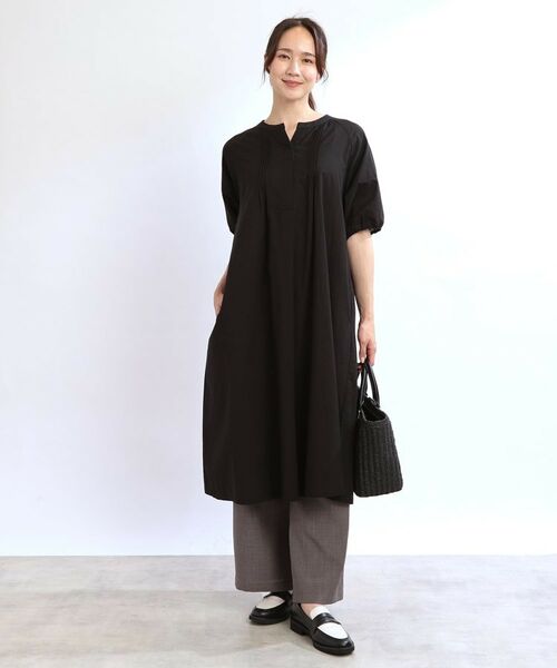 Reflect / リフレクト ミニ丈・ひざ丈ワンピース | 【夏SALE／E‐QUALITY／レイヤードスタイルにも◎】ラグランスリーブワンピース | 詳細2