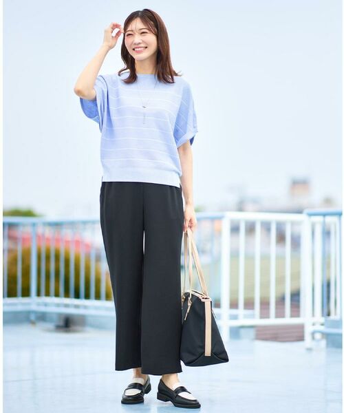 Reflect / リフレクト パンツ | 【私のパンツ／UVカット／マシンウォッシュ可】フレアシルエットパンツ | 詳細2