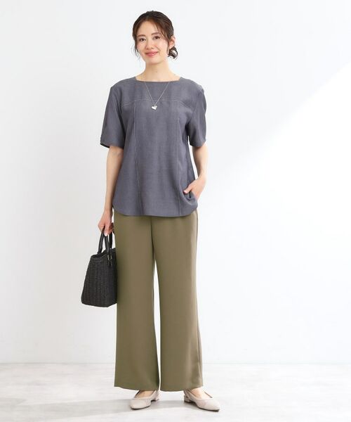 Reflect / リフレクト パンツ | 【私のパンツ／UVカット／マシンウォッシュ可】フレアシルエットパンツ | 詳細5