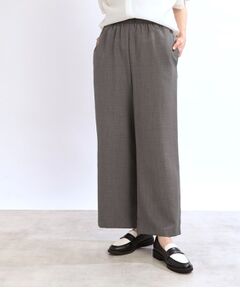 Reflect / リフレクト パンツ | 【ウエスト総ゴム／脚長効果◎】ドライタッチワイドパンツ