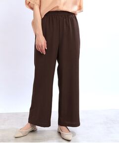 Reflect / リフレクト パンツ | 【ウエスト総ゴム／脚長効果◎】ドライタッチワイドパンツ