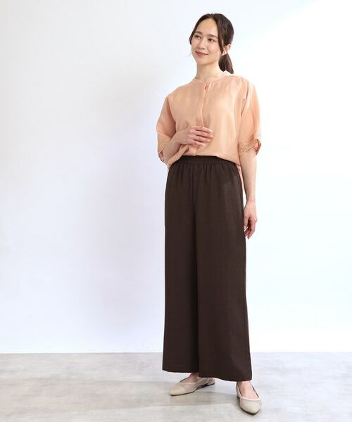 Reflect / リフレクト パンツ | 【ウエスト総ゴム／脚長効果◎】ドライタッチワイドパンツ | 詳細10