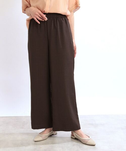 Reflect / リフレクト パンツ | 【ウエスト総ゴム／脚長効果◎】ドライタッチワイドパンツ | 詳細11