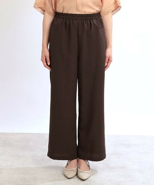 Reflect / リフレクト パンツ | 【ウエスト総ゴム／脚長効果◎】ドライタッチワイドパンツ | 詳細14