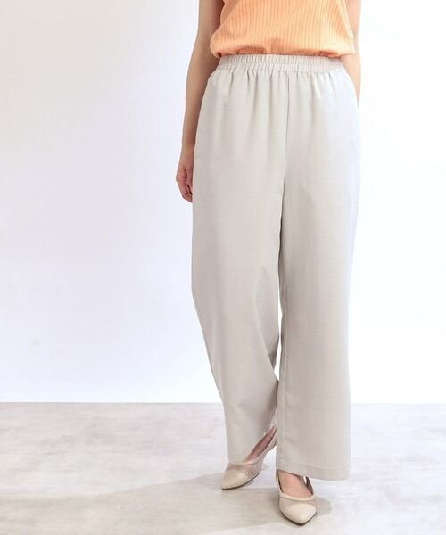 Reflect / リフレクト パンツ | 【ウエスト総ゴム／脚長効果◎】ドライタッチワイドパンツ | 詳細3