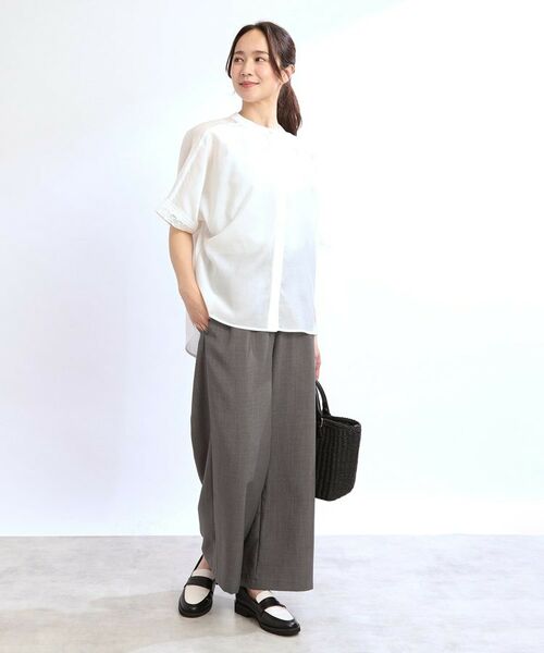 Reflect / リフレクト パンツ | 【ウエスト総ゴム／脚長効果◎】ドライタッチワイドパンツ | 詳細6