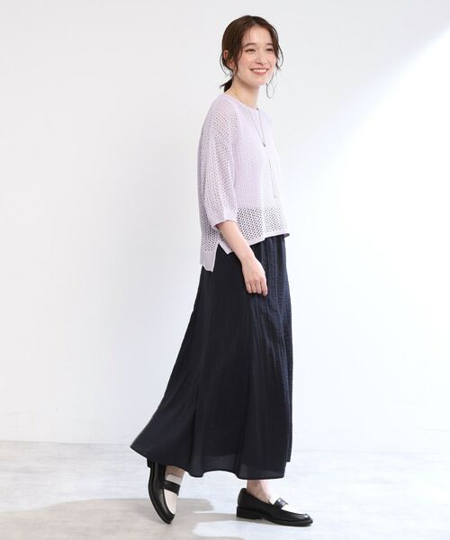 Reflect / リフレクト ロング・マキシ丈スカート | 【夏SALE／E‐QUALITY／手洗い可】シアースカート | 詳細10