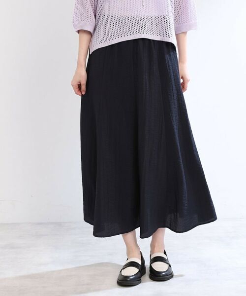 Reflect / リフレクト ロング・マキシ丈スカート | 【夏SALE／E‐QUALITY／手洗い可】シアースカート | 詳細11