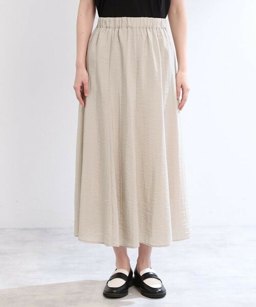 Reflect / リフレクト ロング・マキシ丈スカート | 【夏SALE／E‐QUALITY／手洗い可】シアースカート | 詳細14