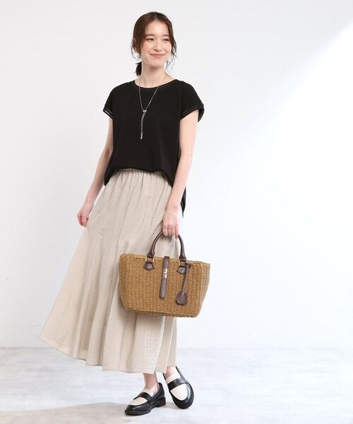 Reflect / リフレクト ロング・マキシ丈スカート | 【夏SALE／E‐QUALITY／手洗い可】シアースカート | 詳細5