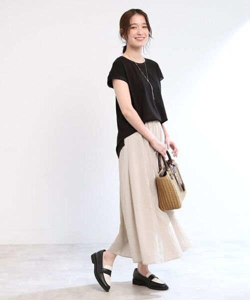 Reflect / リフレクト ロング・マキシ丈スカート | 【夏SALE／E‐QUALITY／手洗い可】シアースカート | 詳細6